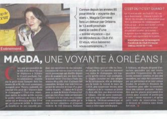 Article Hebdo Orleans Magda Voyante
